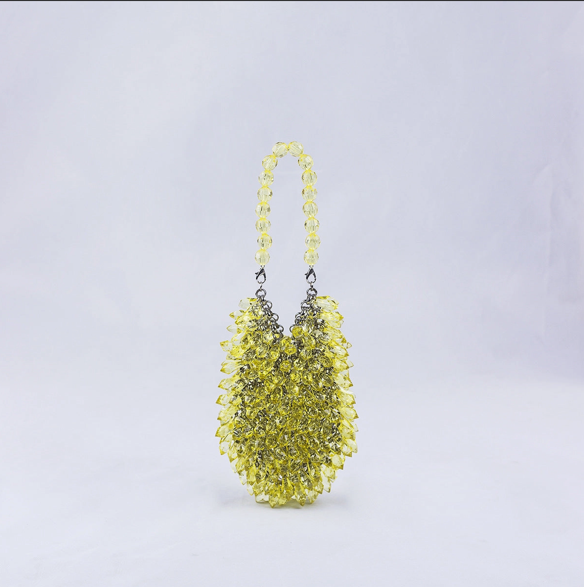 Infusion Archive The Prism Crystal Teardrop Handbag Sparkling Shoulder Bag Citrine
