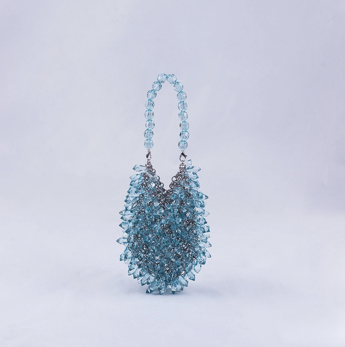Infusion Archive The Prism Crystal Teardrop Handbag Sparkling Shoulder Bag Sapphire